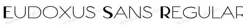 Eudoxus Sans Regular字体转换